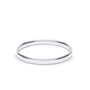 - Oval Profile Plain Wedding Ring Platinum