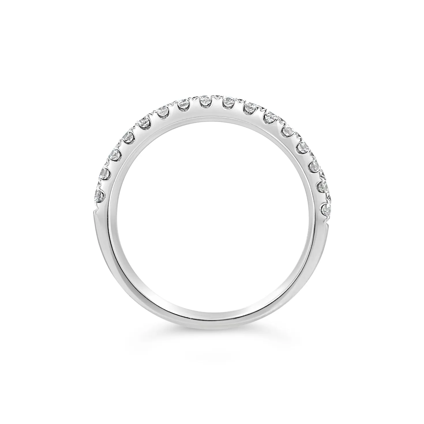 1 ct Diamond Triple Row Wedding Band