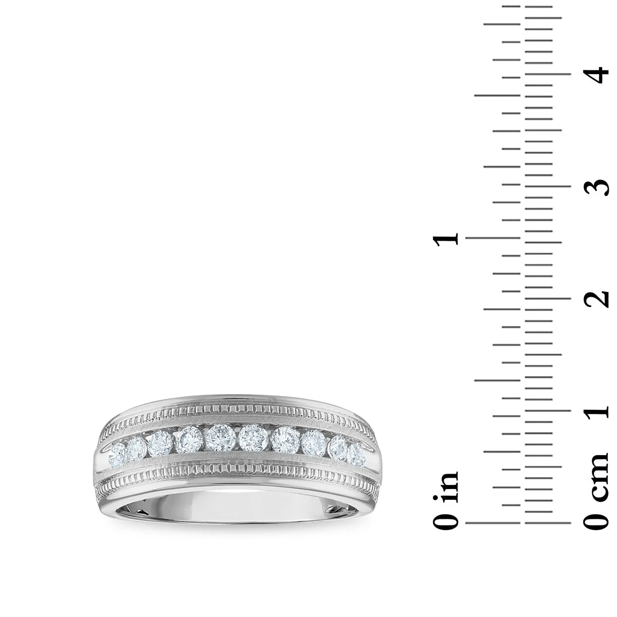 1/2 CTW Diamond Wedding Ring in 10KT White Gold