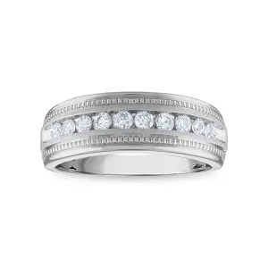 1/2 CTW Diamond Wedding Ring in 10KT White Gold