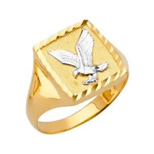 14K Men's Ring Eagle