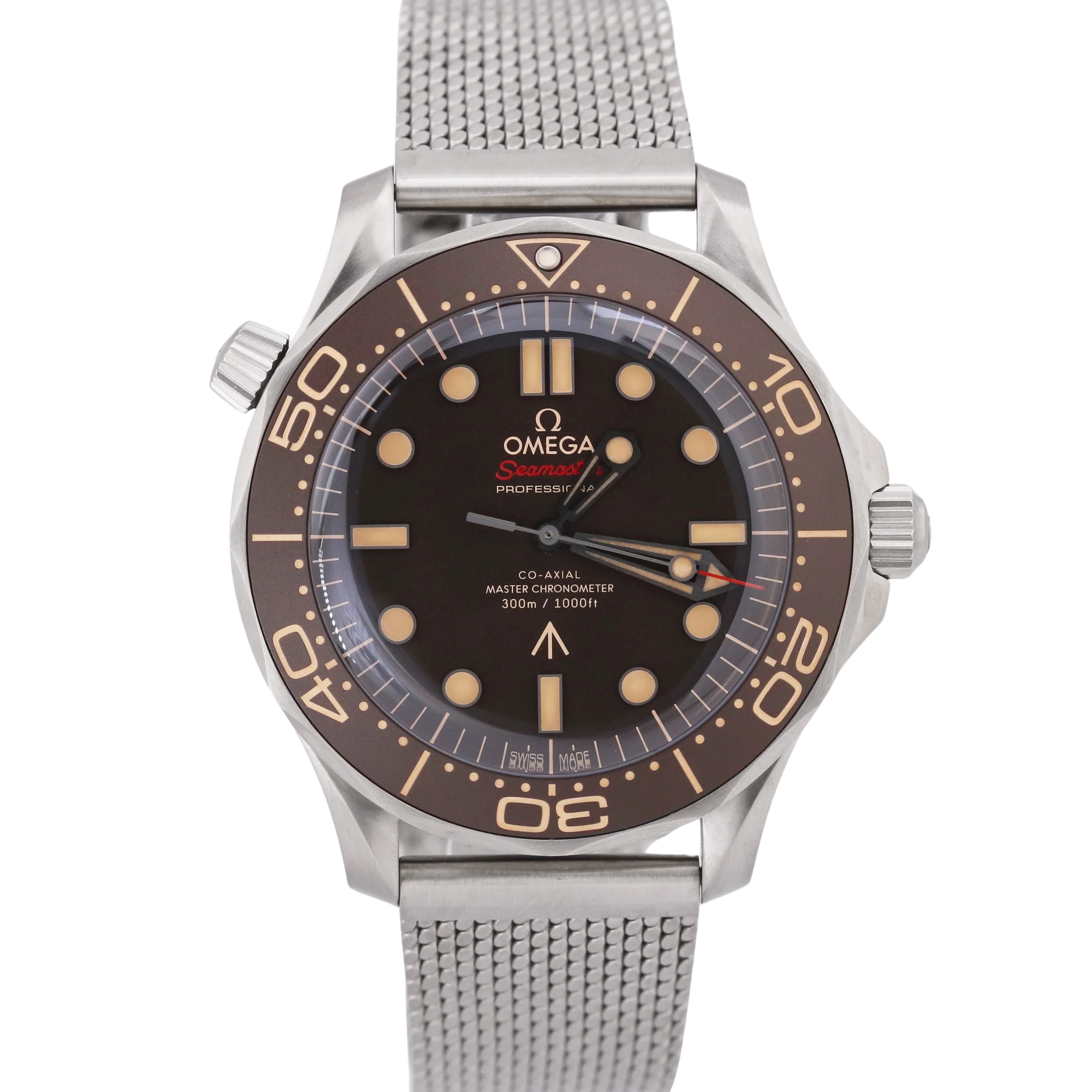 2021 PAPERS Omega Seamaster NO TIME TO DIE 42mm Titanium 210.90.42.20.01.001 BOX