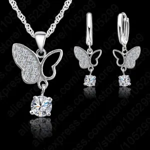 925 Silver Butterfly Necklace