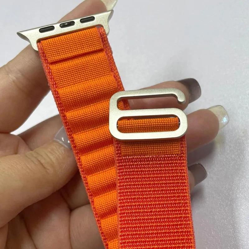 Alpine Loop Strap for Apple Watch Band  Series 8 7 6 5 Bracelet iWatch 38/40/41mm 42/44/45/49mm Watchbands