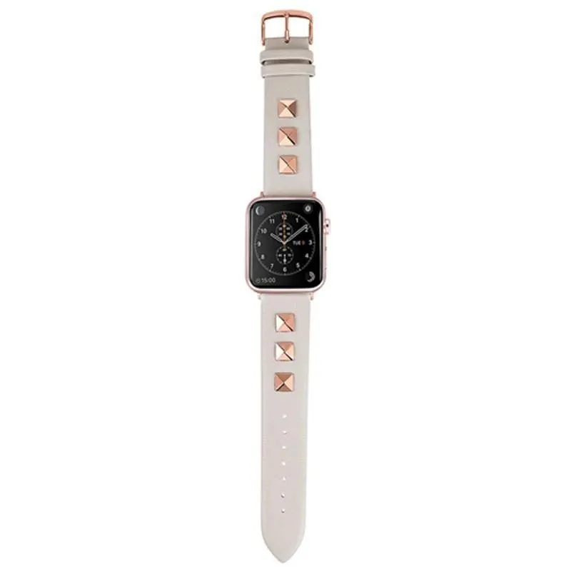 Apple Watch Band, Punk Studded Leather Rivets studs Design, fits iWatch, 38mm, 40mm, 42mm, 44mm  Series 7 6 5 4 3