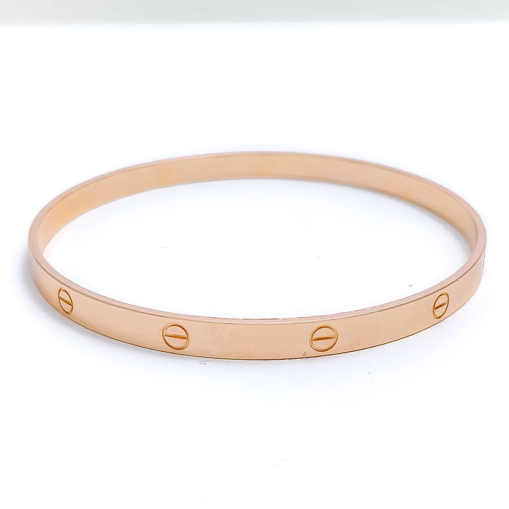 Attractive Rose Gold Bangle