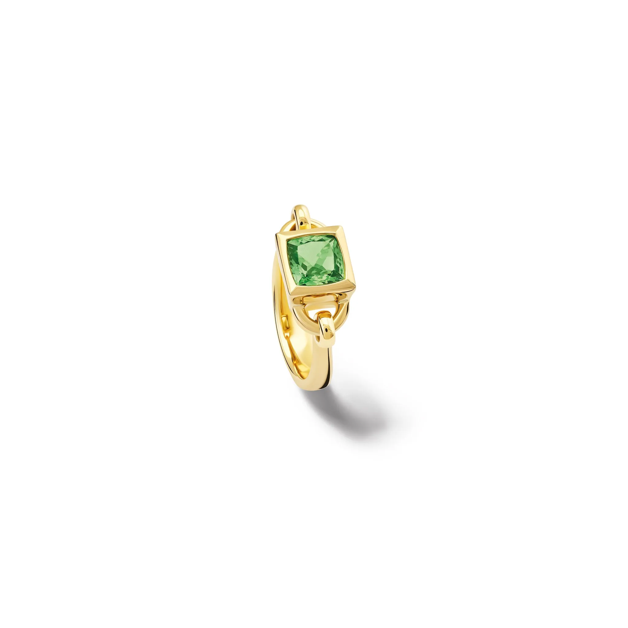 Baguette Ring 18ct Yellow Gold - Tsavorite Garnet