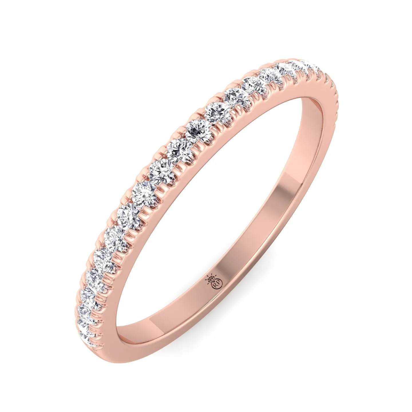 Boca - Pave Wedding Band (0.08 CT)