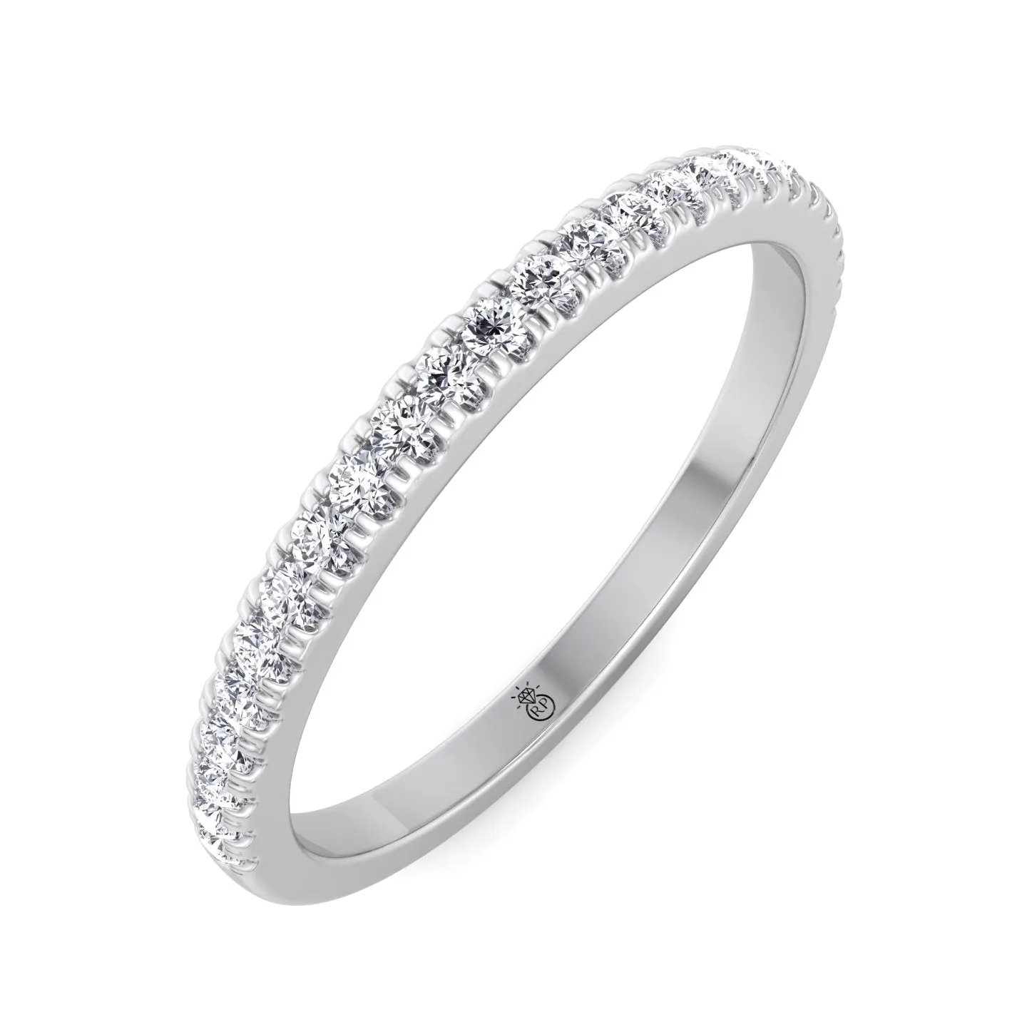 Boca - Pave Wedding Band (0.08 CT)