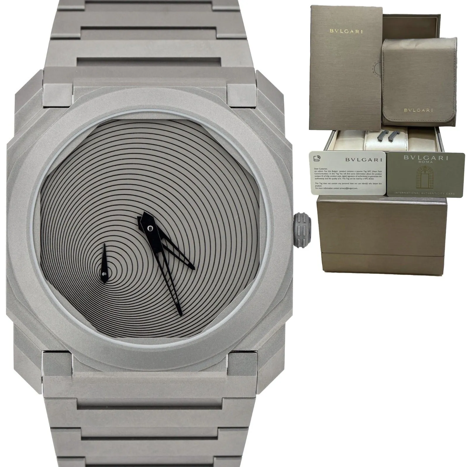 BVLGARI Bulgari Octo Finissimo 40 Titanium Tadao Ando 103245 Automatic Watch B P