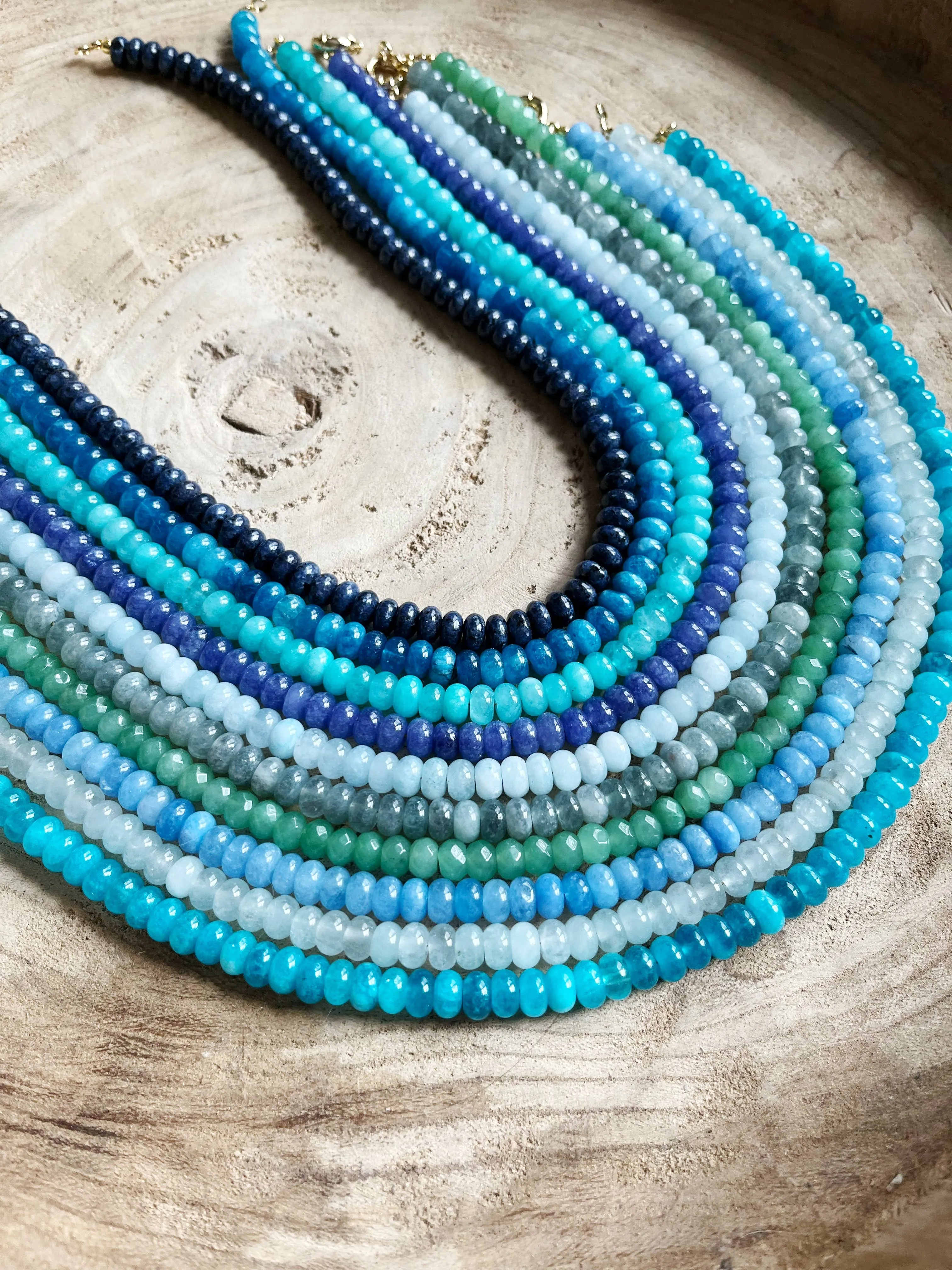 Candy Necklaces: Blue Gray