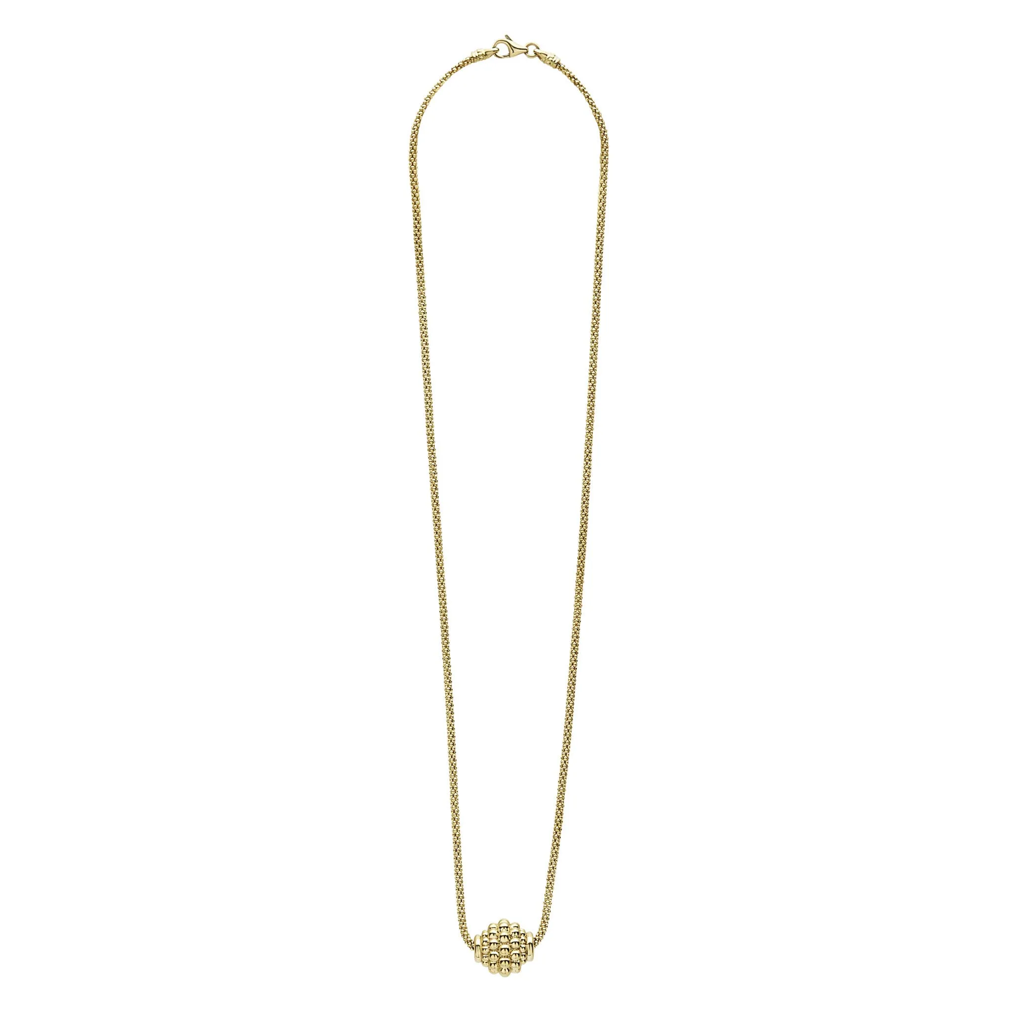 Caviar Gold 18K Gold Caviar Ball Pendant Necklace