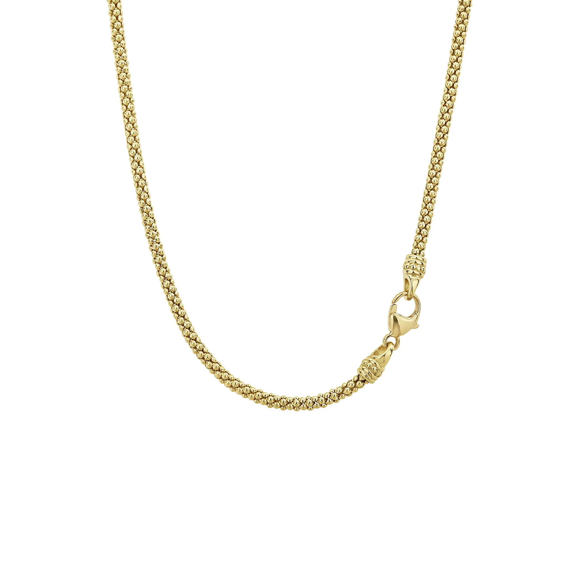 Caviar Gold 18K Gold Caviar Ball Pendant Necklace