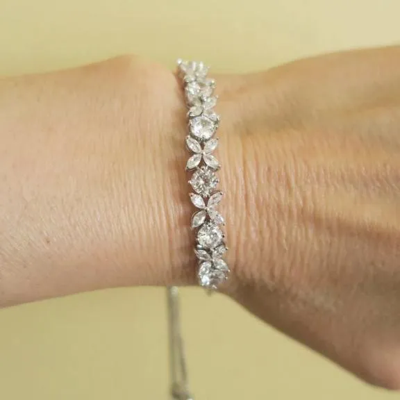 Cubic Zirconia Tennis Bracelet