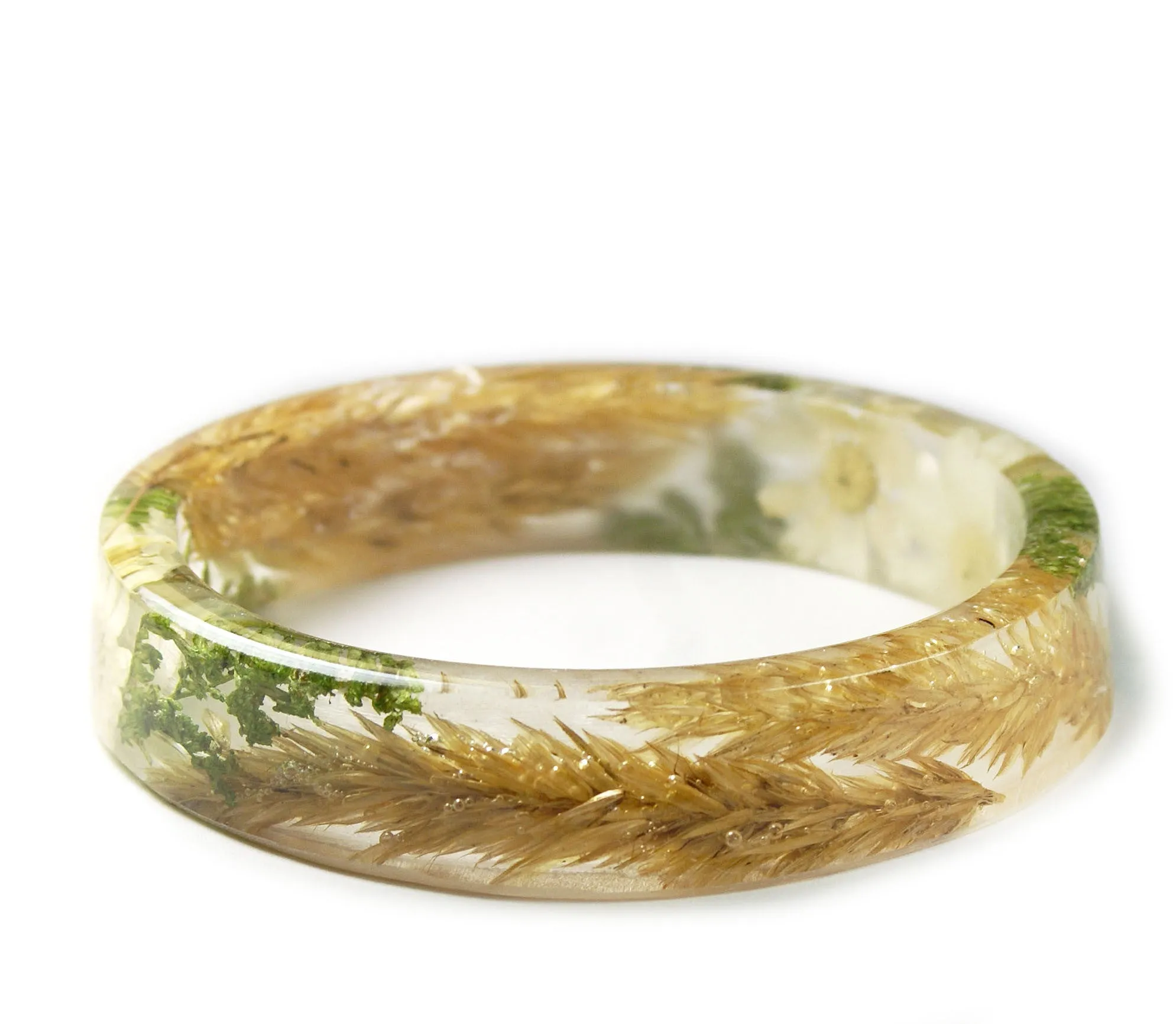 Daisy Fields Resin Bracelet