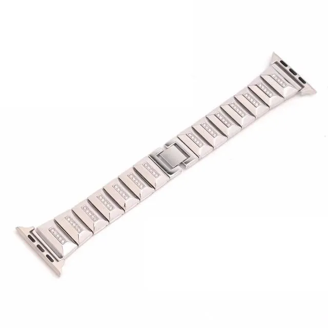 Diamond Strap Apple Watch Quality Steel Watchband Link Bracelet