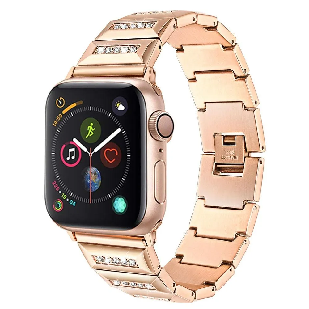 Diamond Strap Apple Watch Quality Steel Watchband Link Bracelet