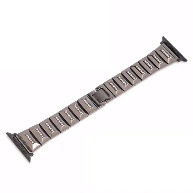 Diamond Strap Apple Watch Quality Steel Watchband Link Bracelet