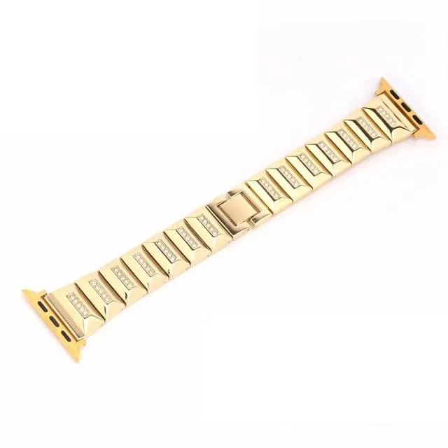 Diamond Strap Apple Watch Quality Steel Watchband Link Bracelet