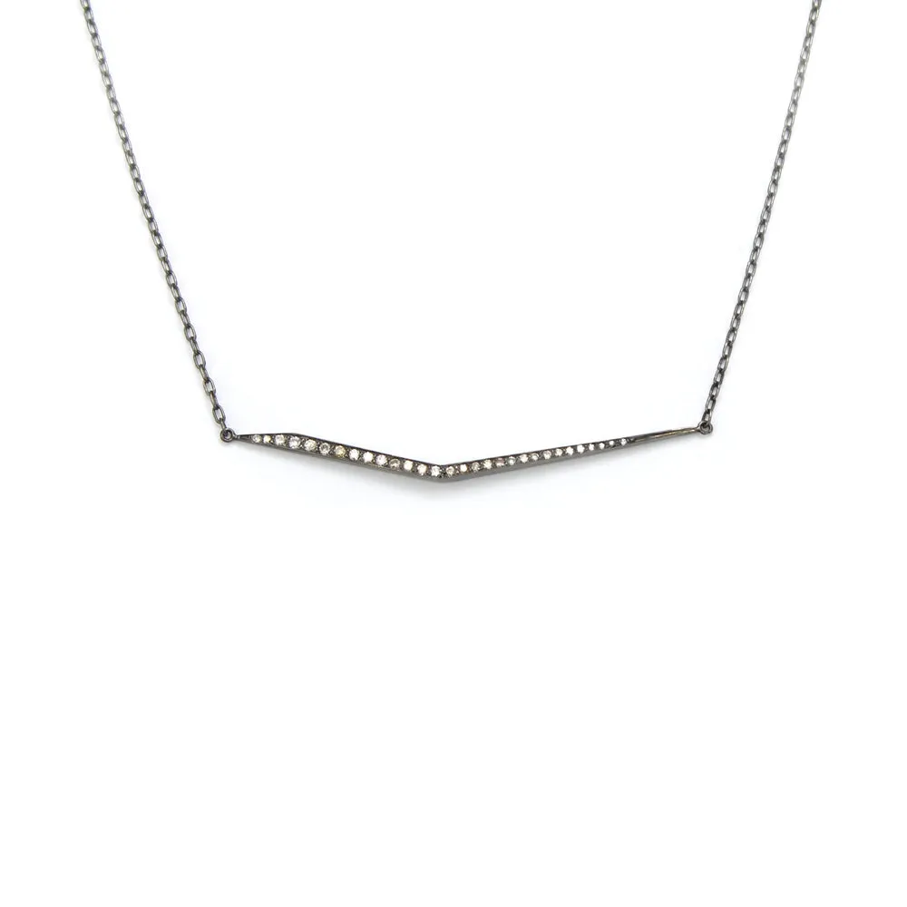 diamond trace necklace