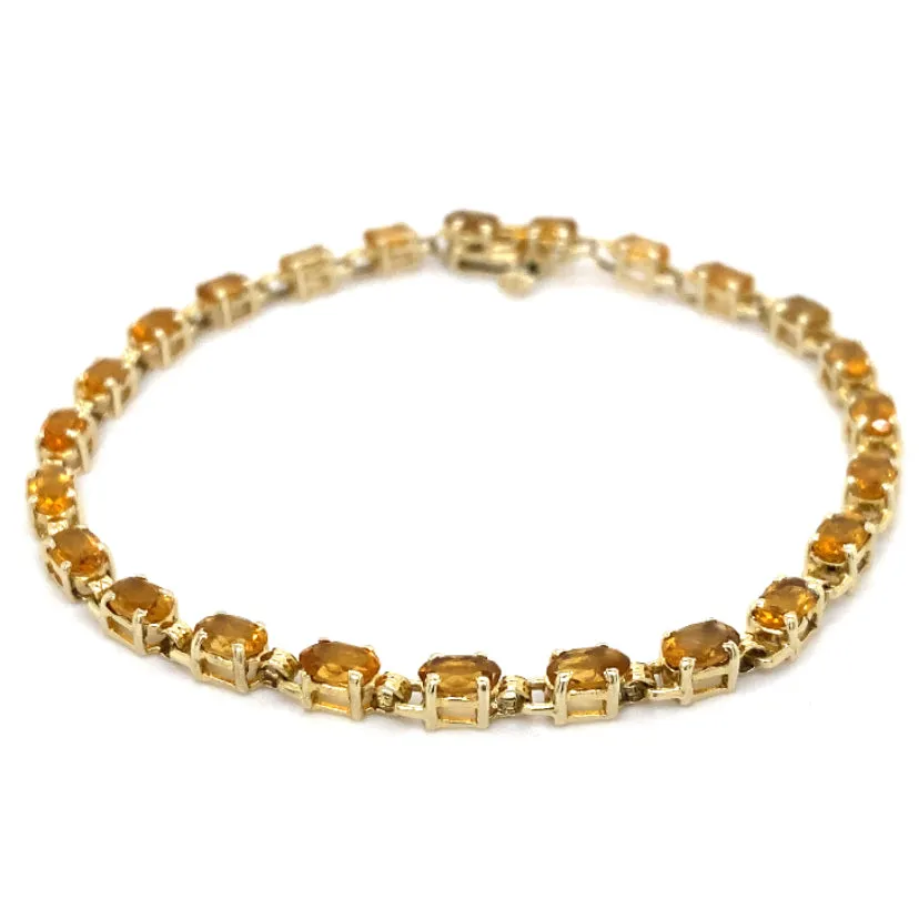 Estate Citrine Bracelet