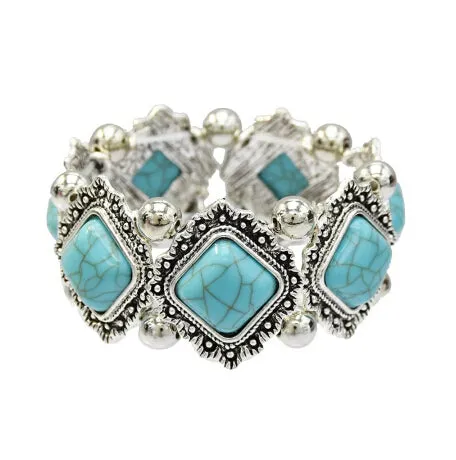 European And American Fashion Turquoise Bracelet