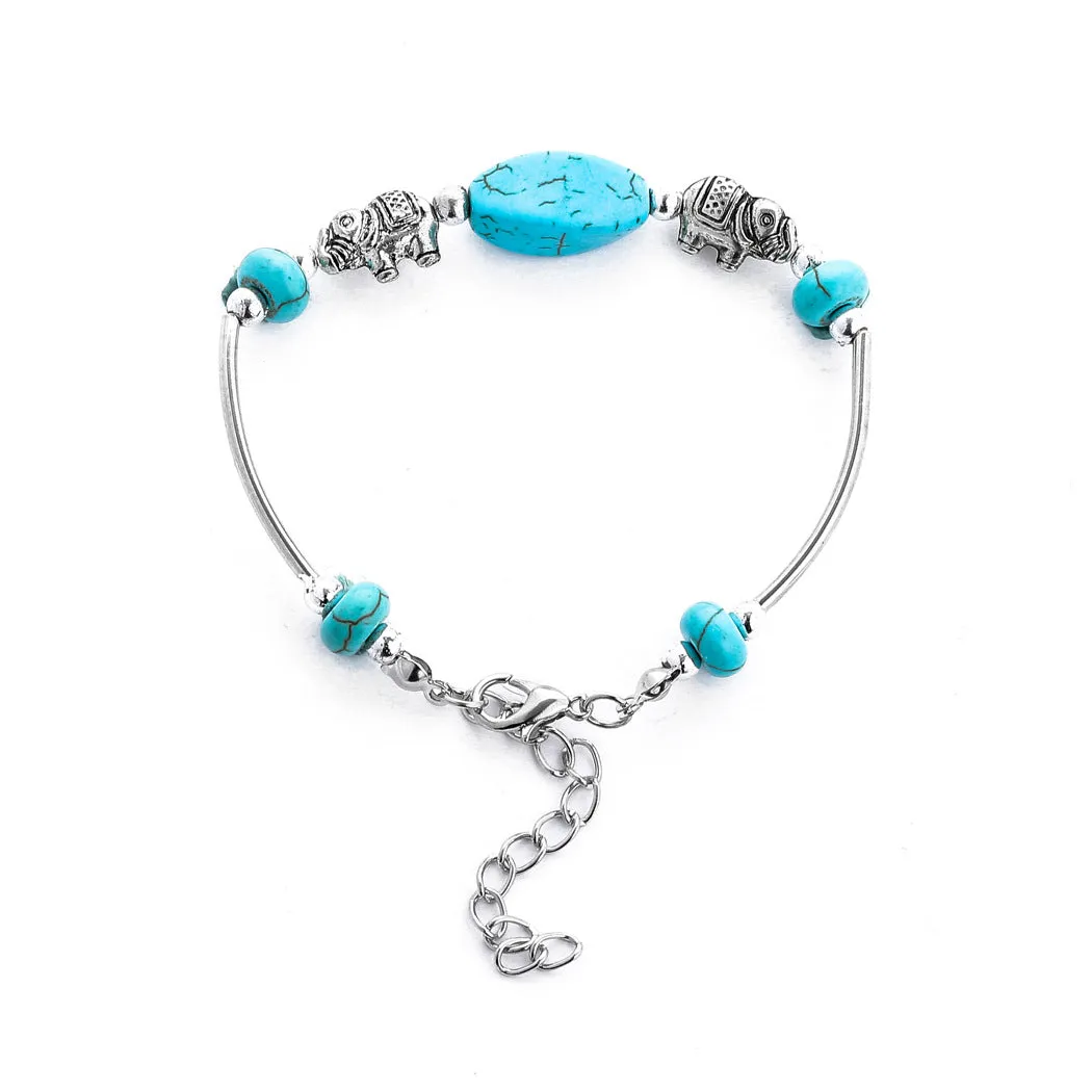 European And American Fashion Turquoise Bracelet