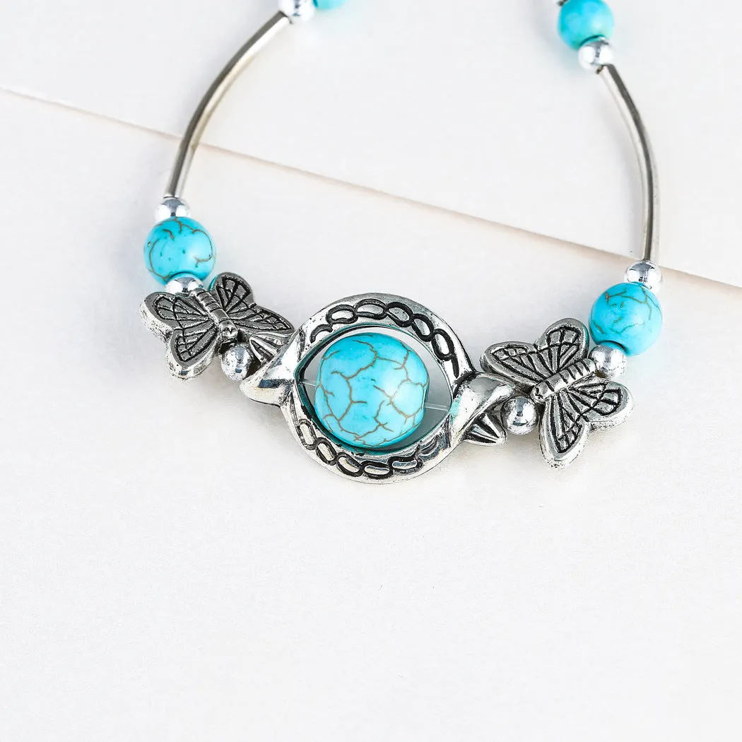 European And American Fashion Turquoise Bracelet