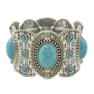 European And American Fashion Turquoise Bracelet