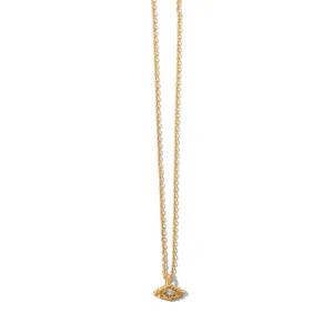 Evil Eye Necklace, Diamond, 9kt Yellow Gold