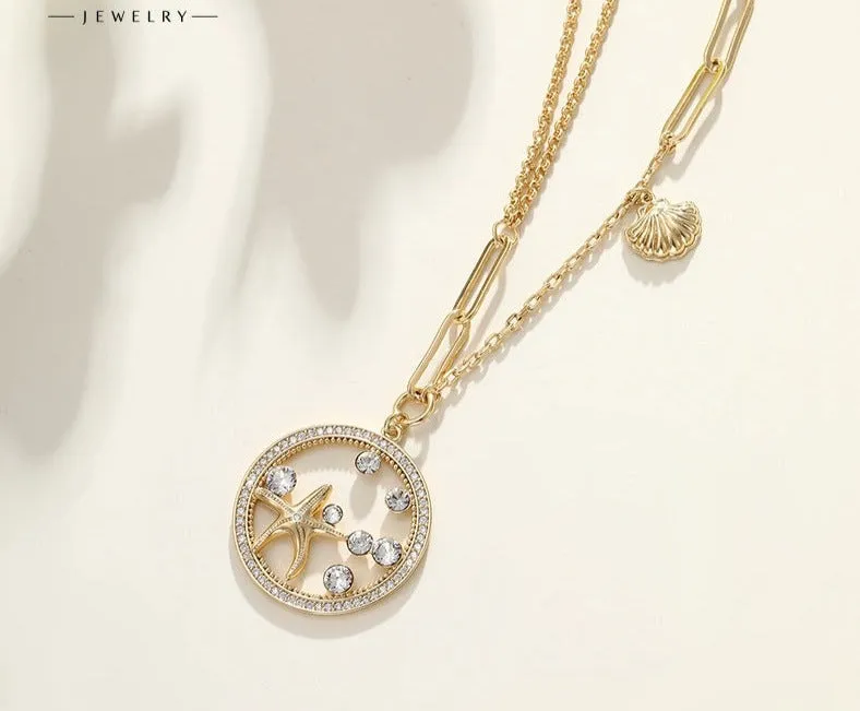 Fashionable and simple, with personality and temperament. Necklace, clavicle chain