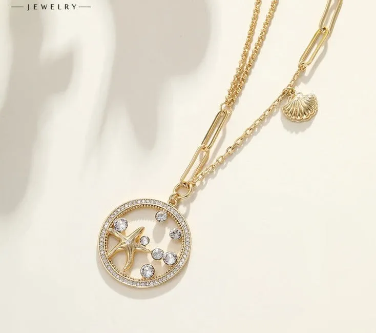 Fashionable and simple, with personality and temperament. Necklace, clavicle chain