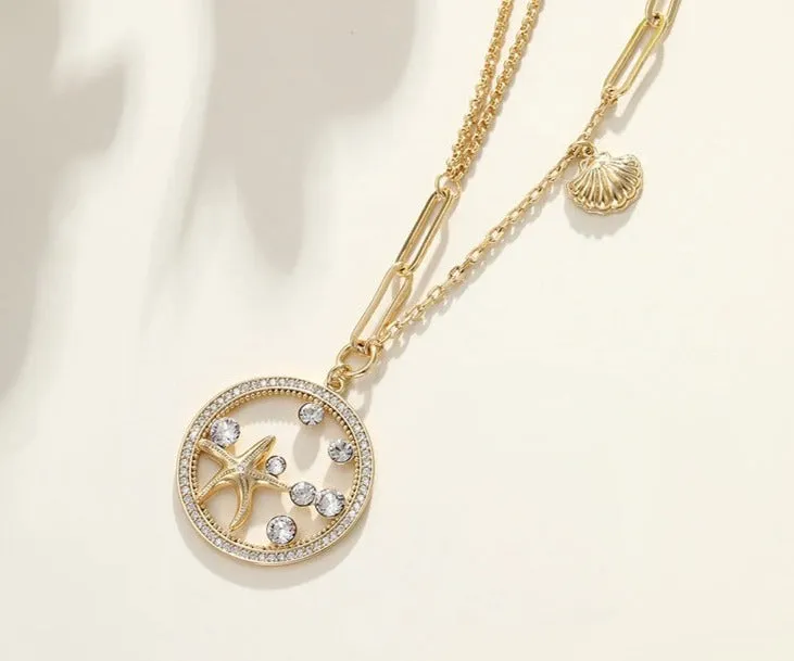 Fashionable and simple, with personality and temperament. Necklace, clavicle chain