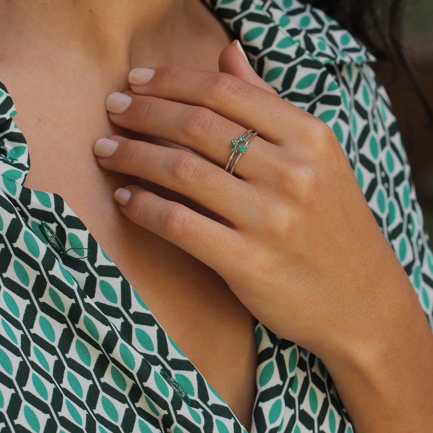 Frida Ring Emerald