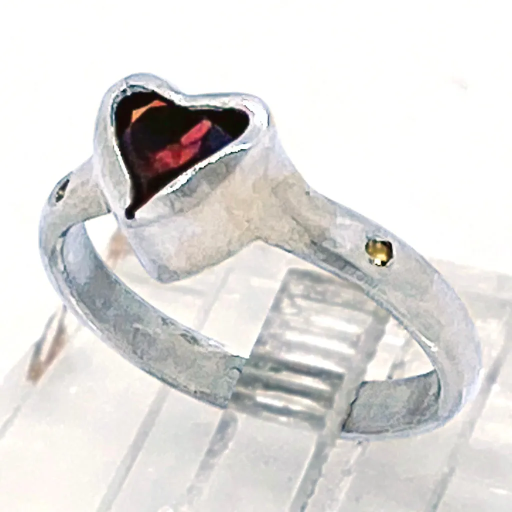 Garnet & Citrine Ring (size 7 1/2)