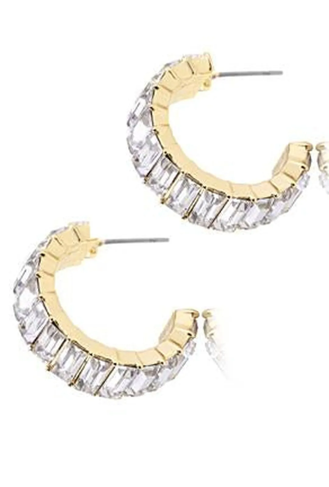 GRAZIELLA - GOLD GEM STONE EARRING