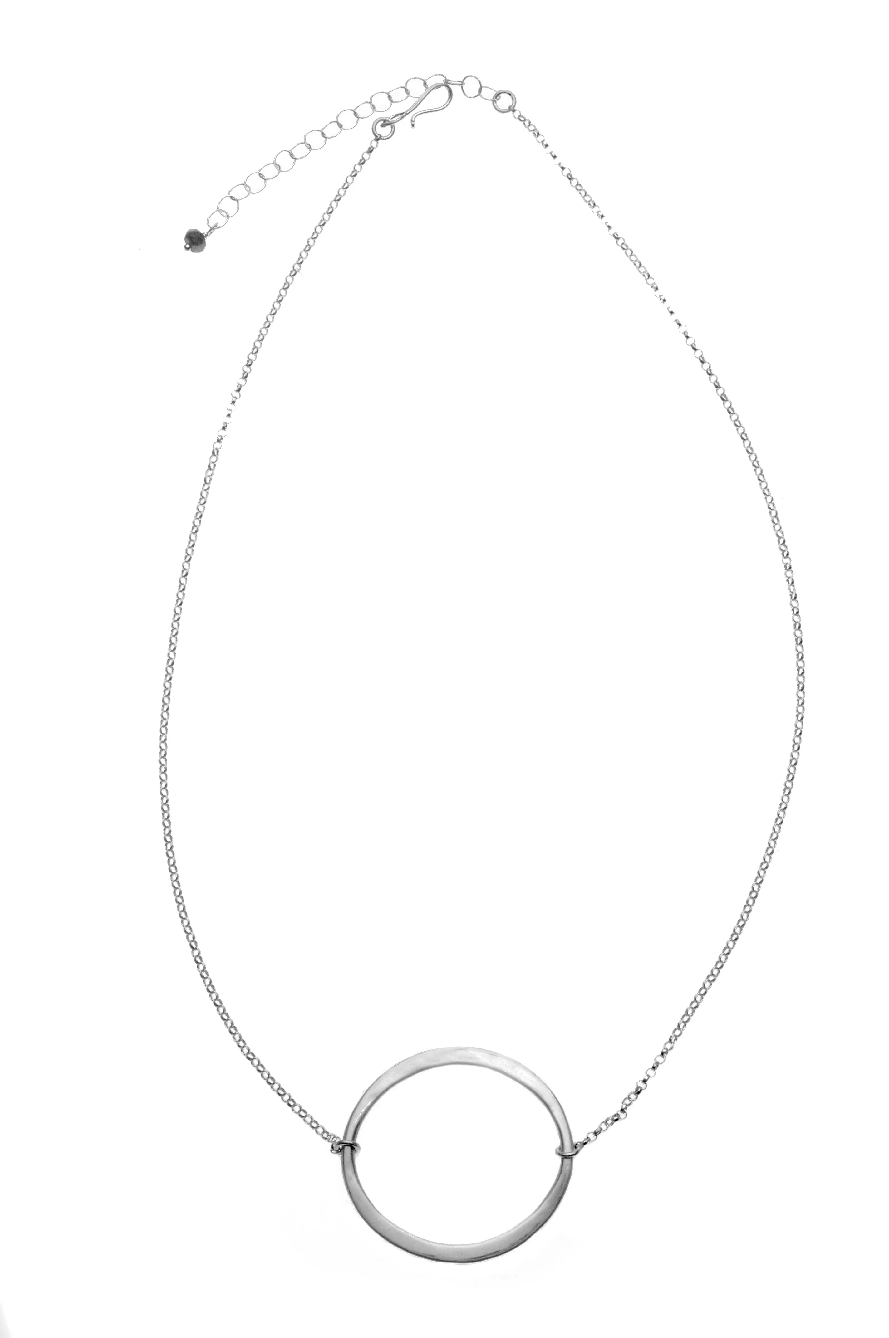 Kai Large Matte Necklace Sterling Silver Chain