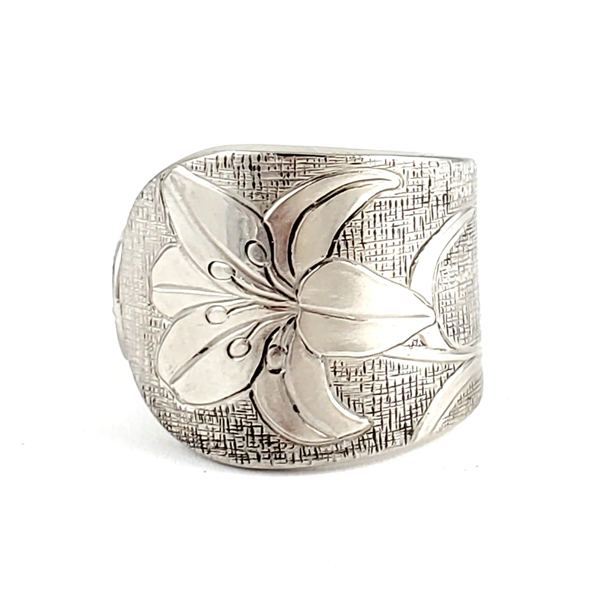 Lily Stainless Steel Spoon Ring