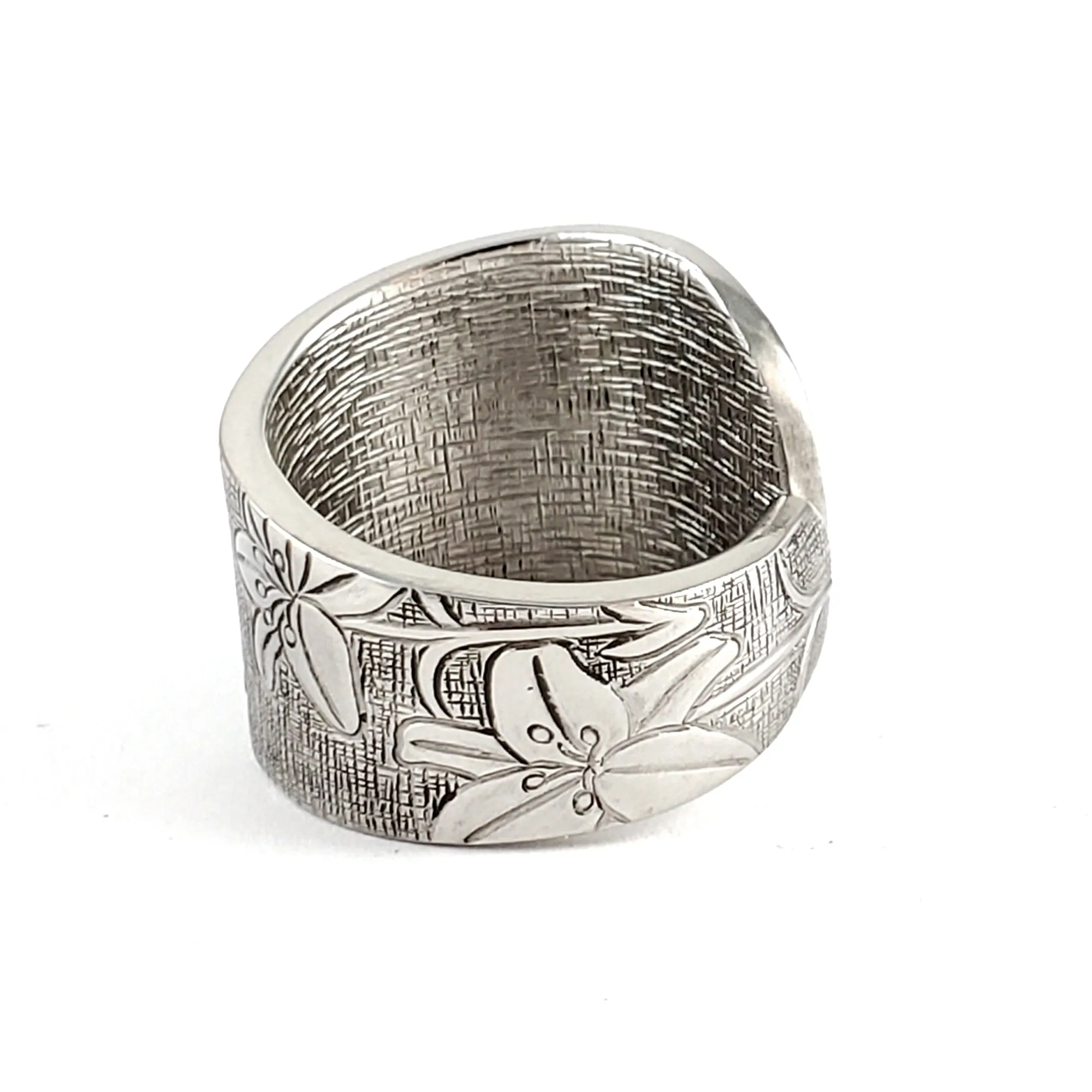 Lily Stainless Steel Spoon Ring