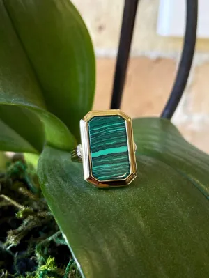 Malachite Fashion Ring