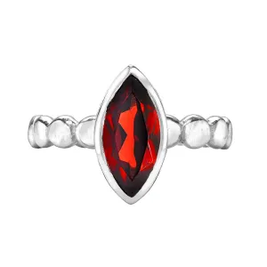 Marquise Garnet Dewdrop Twinkle Ring