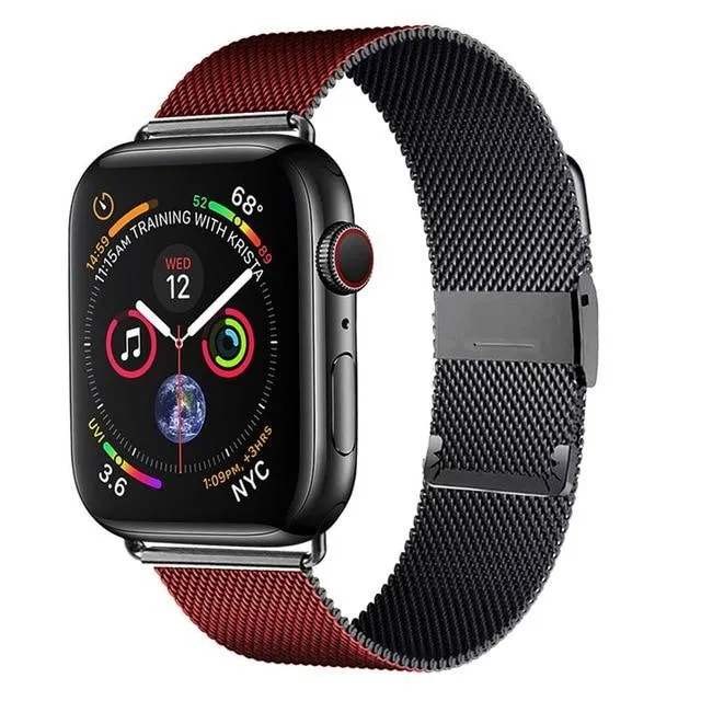 Milanese Loop Band for Apple Series 7 6 5 High-Quality Steel Bracelet