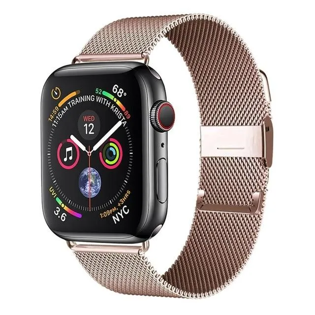 Milanese Loop Band for Apple Series 7 6 5 High-Quality Steel Bracelet