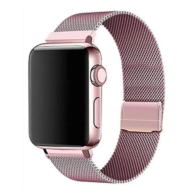 Milanese Loop Band for Apple Series 7 6 5 High-Quality Steel Bracelet