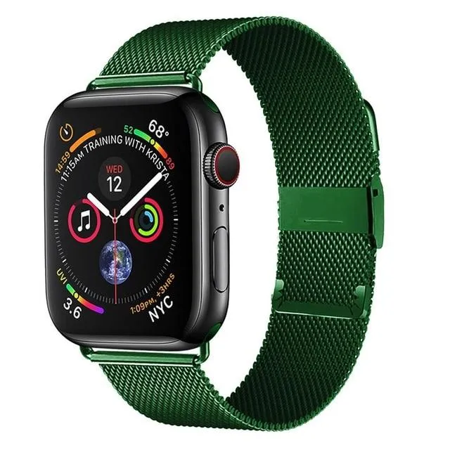 Milanese Loop Band for Apple Series 7 6 5 High-Quality Steel Bracelet