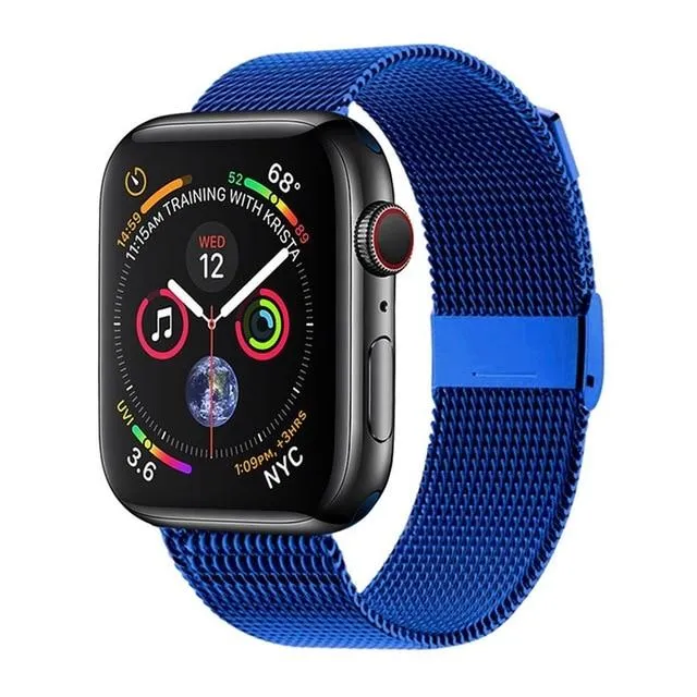 Milanese Loop Band for Apple Series 7 6 5 High-Quality Steel Bracelet