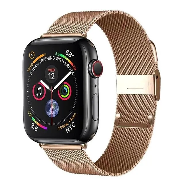 Milanese Loop Band for Apple Series 7 6 5 High-Quality Steel Bracelet