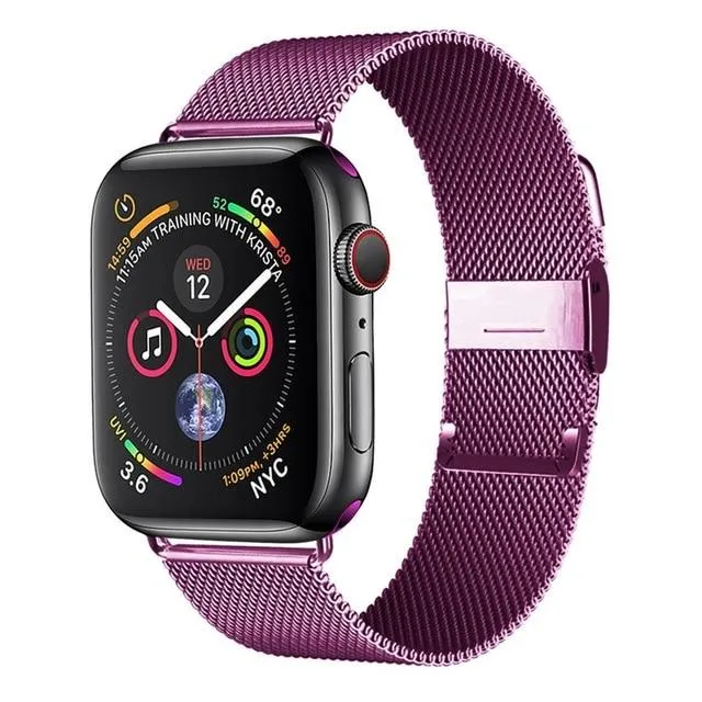 Milanese Loop Band for Apple Series 7 6 5 High-Quality Steel Bracelet