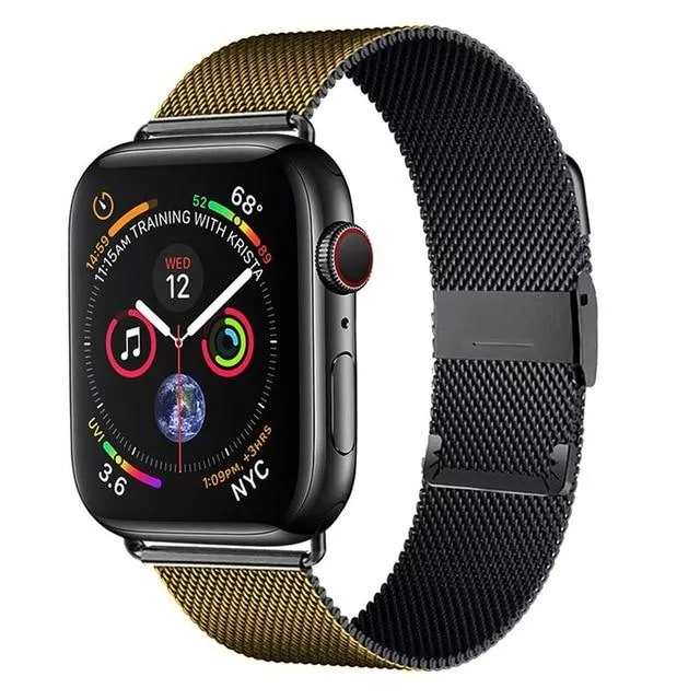 Milanese Loop Band for Apple Series 7 6 5 High-Quality Steel Bracelet