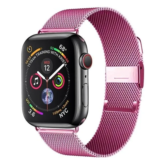 Milanese Loop Band for Apple Series 7 6 5 High-Quality Steel Bracelet